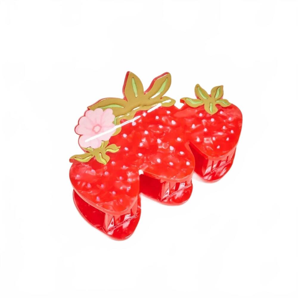 NEW THE DARLING EFFECT women's shape up claw clip in strawberry patch